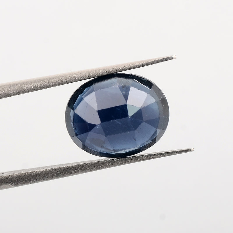 Oval Blue Color Sapphire Gemstone 4.00 Carat