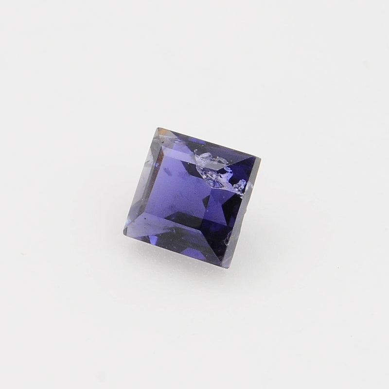0.82 Carat Blue Color Square Iolite Gemstone