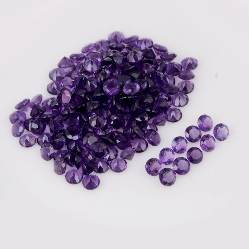 71.6 Carat Round Purple Amethyst Gemstone