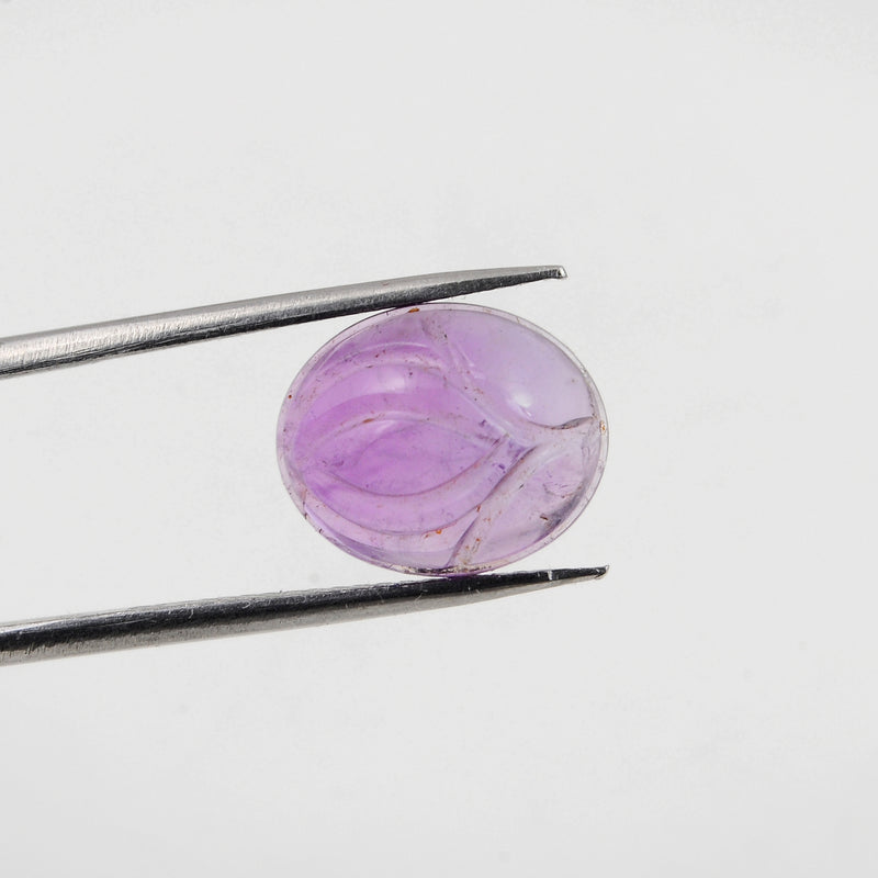 18.18 Carat Purple Color Oval Amethyst Gemstone