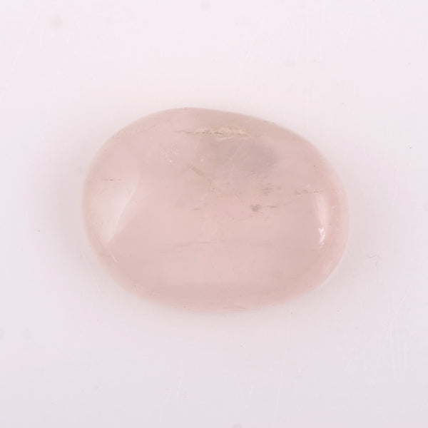 Oval Pink Color Rose Quartz Gemstone 14.4 Carat