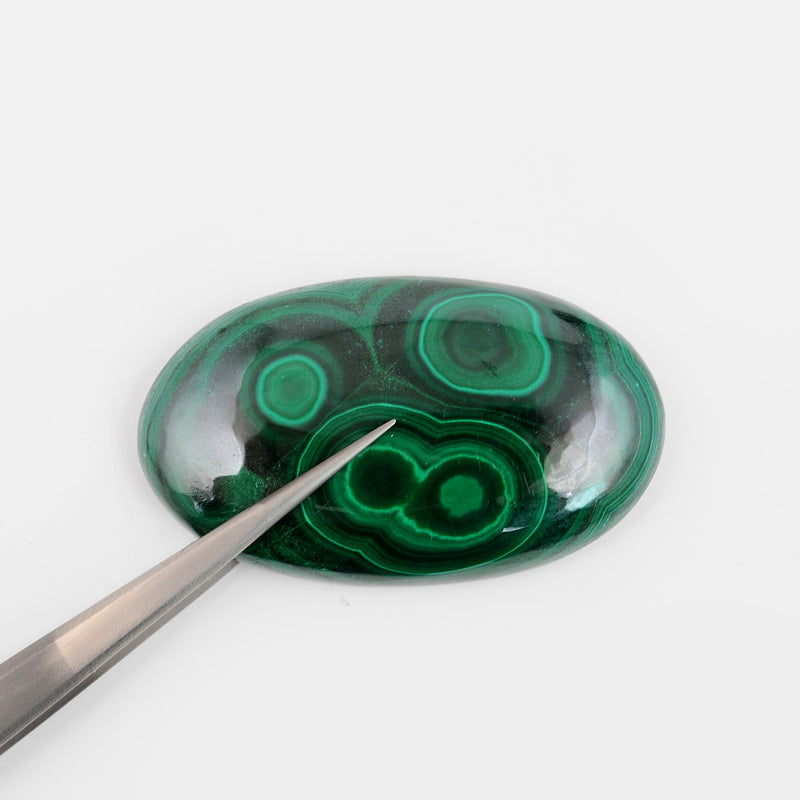 Oval Green Color Malachite Gemstone 279.80 Carat