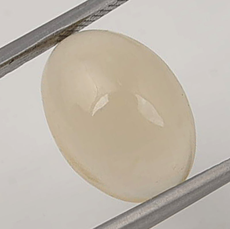 11.16 Carat White Color Oval Moonstone Gemstone
