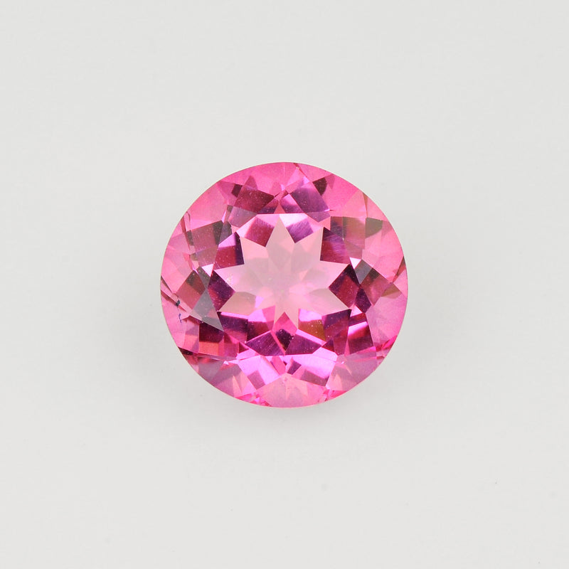 Round Pink Topaz Gemstone 9.92 Carat