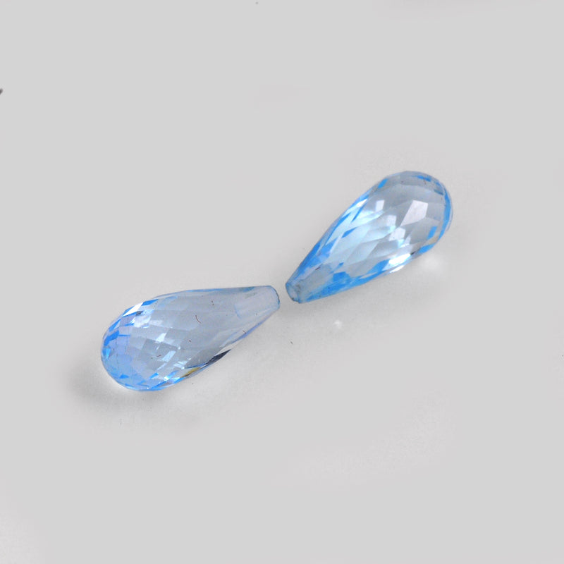 4.9 Carat Blue Color Drops Blue Topaz Gemstone