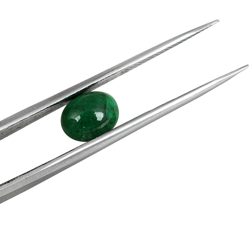 Oval Green Color Emerald Gemstone 2.20 Carat