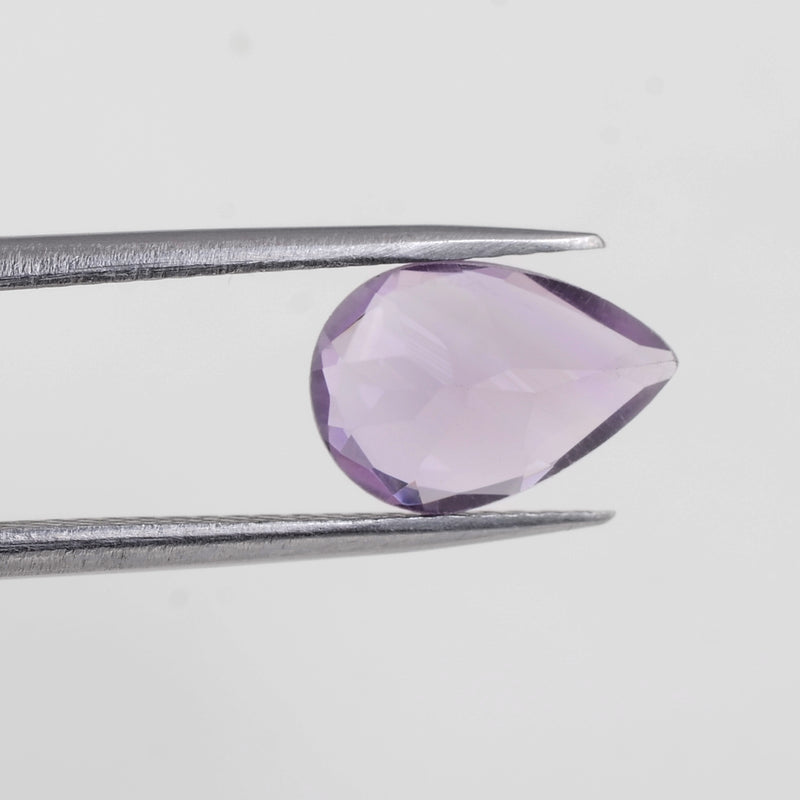 55.4 Carat Pear Purple Amethyst Gemstone