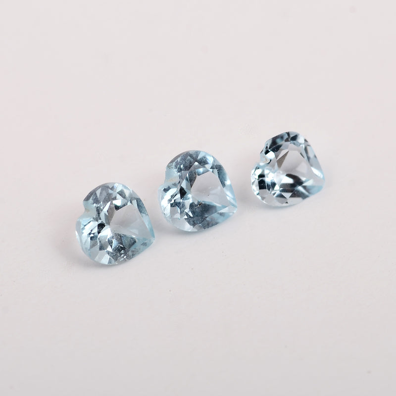 Heart Blue Topaz Gemstone 1.76 Carat