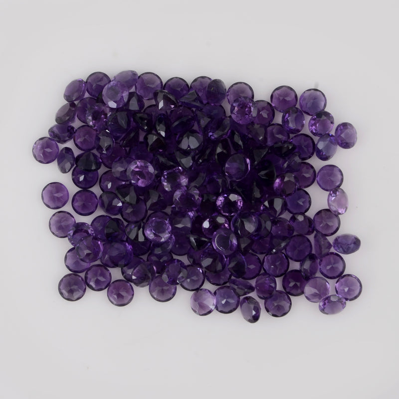 71.6 Carat Round Purple Amethyst Gemstone