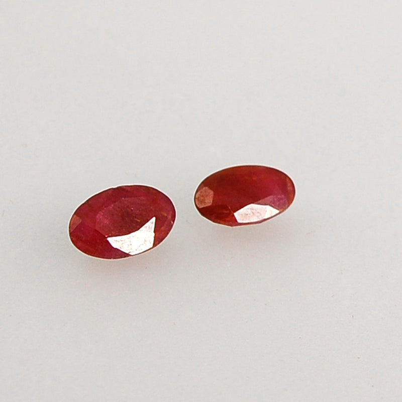 1.95 Carat Red Color Oval Ruby Gemstone