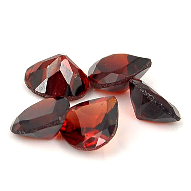 4.48 Carat Red Color Heart Garnet Gemstone