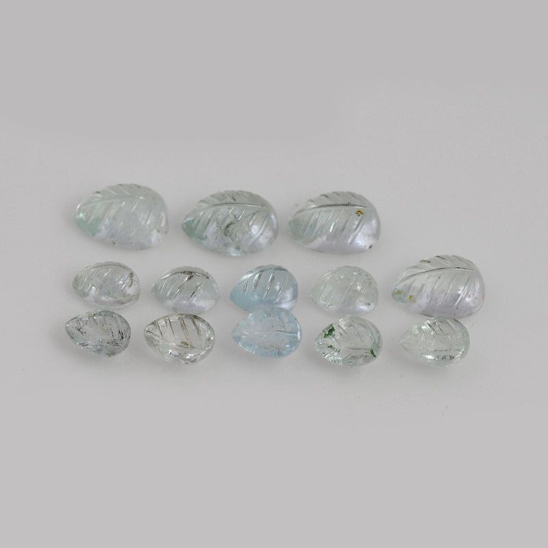 17.65 Carat Blue Color Pear Aquamarine Gemstone