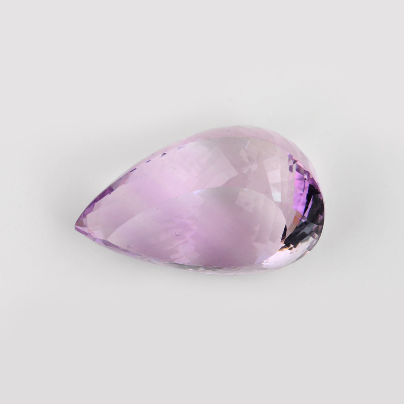 1 pcs Amethyst  - 151.36 ct - Pear - Purple - Transparent