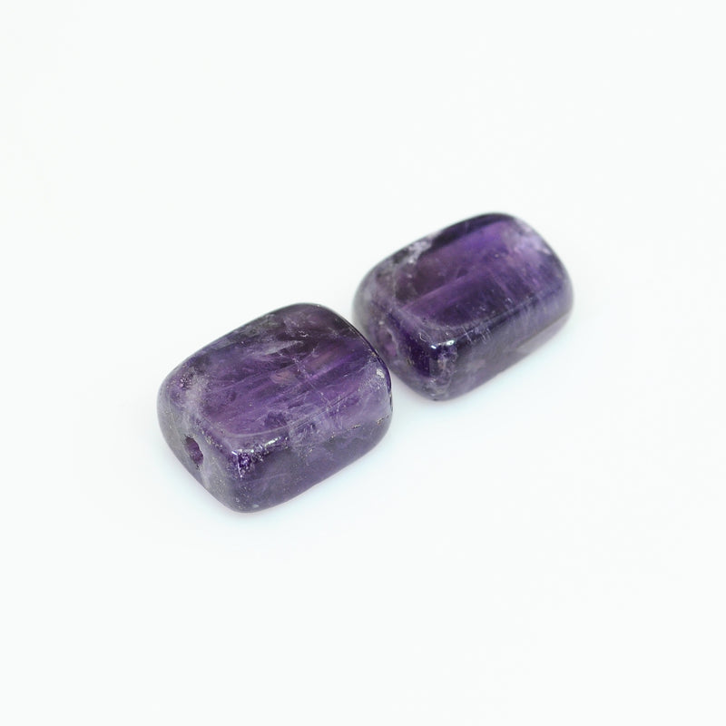 Tumble Purple Color Amethyst Gemstone 12.35 Carat