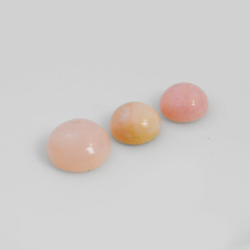 20.3 Carat Pink Color Round Opal Gemstone