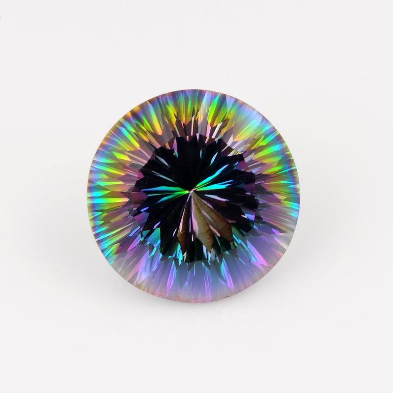Round Multi Color Mystic Topaz Gemstone 24.73 Carat