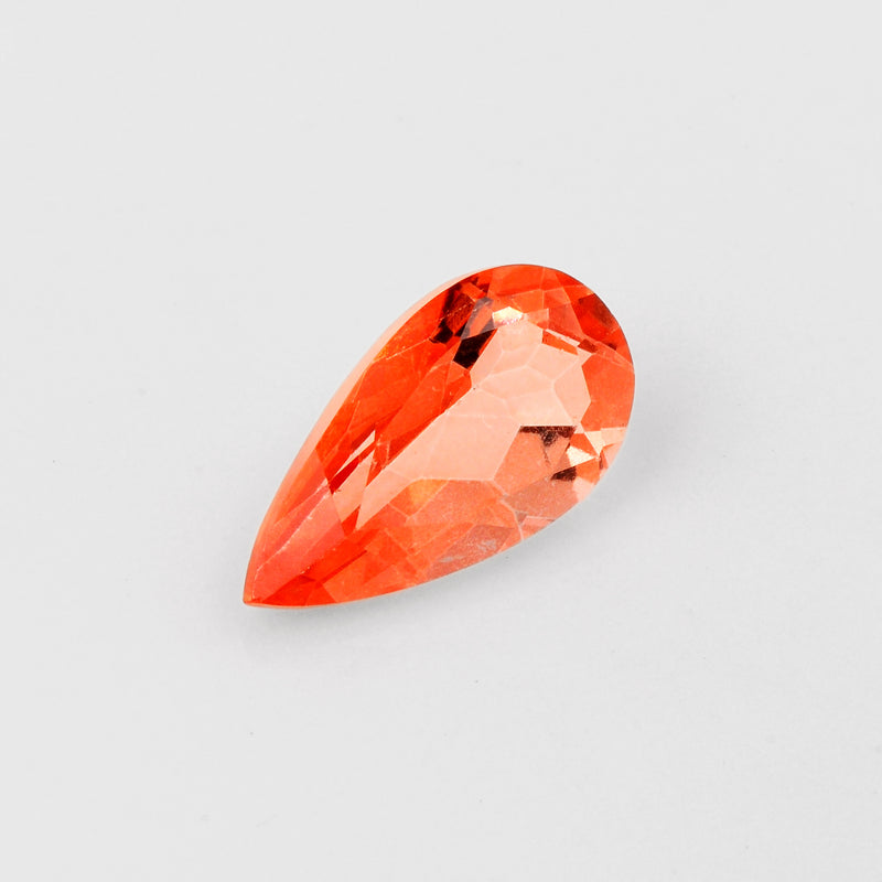 Pear Orange Topaz Gemstone 10.42 Carat