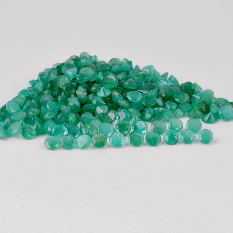 63.20 Carat Green Color Round Emerald Gemstone