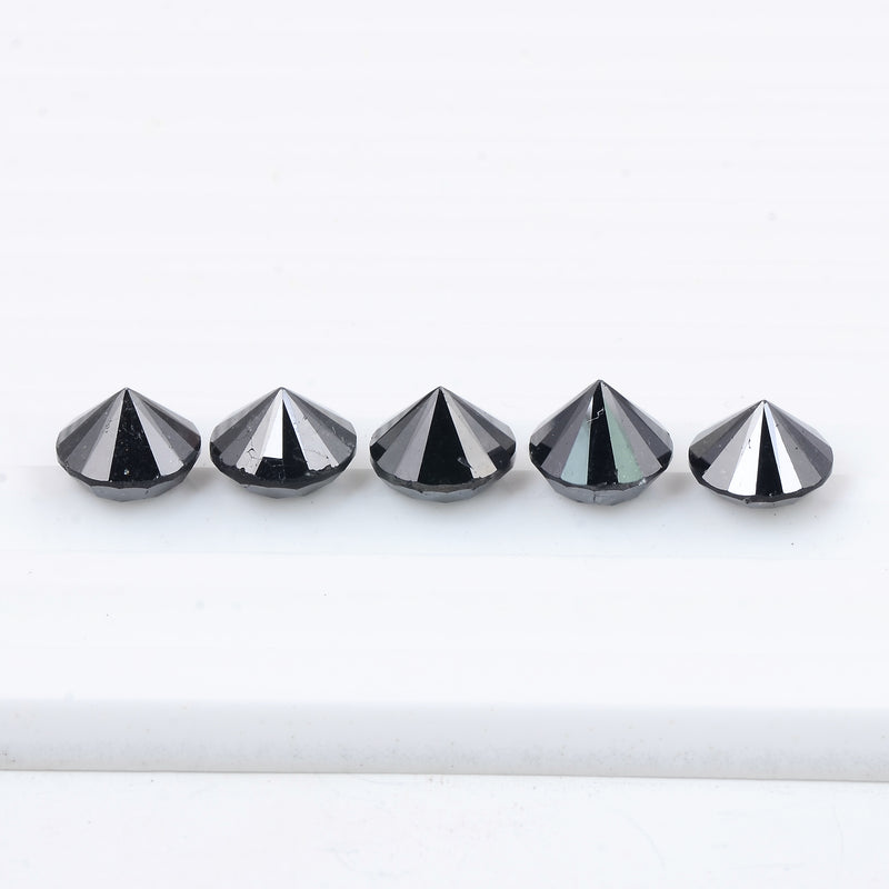 18.4 Carat Brilliant Round Fancy Black  Diamond ALGT Certified
