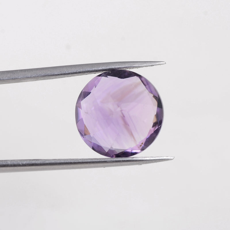 25.65 Carat Round Purple Amethyst Gemstone