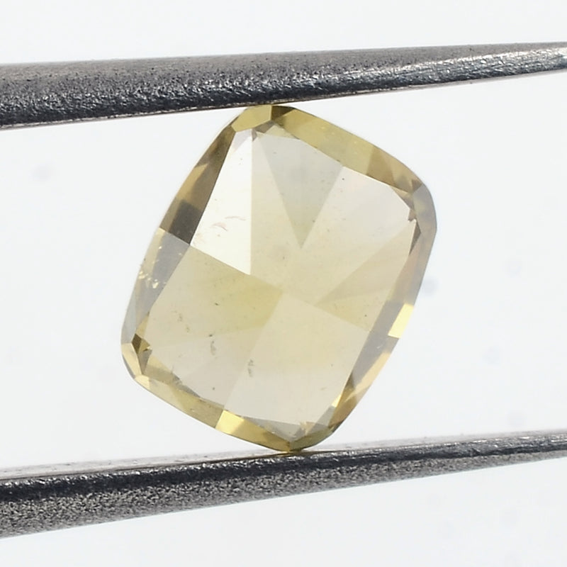4 pcs Diamond  - 0.75 ct - Cushion - Yellow - SI - I1