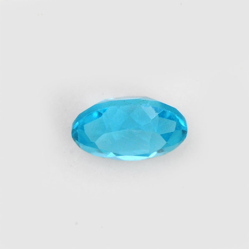 0.60 Carat Blue Color Oval Apatite Gemstone