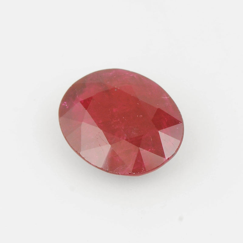 Oval Red Color Ruby Gemstone 4.30 Carat