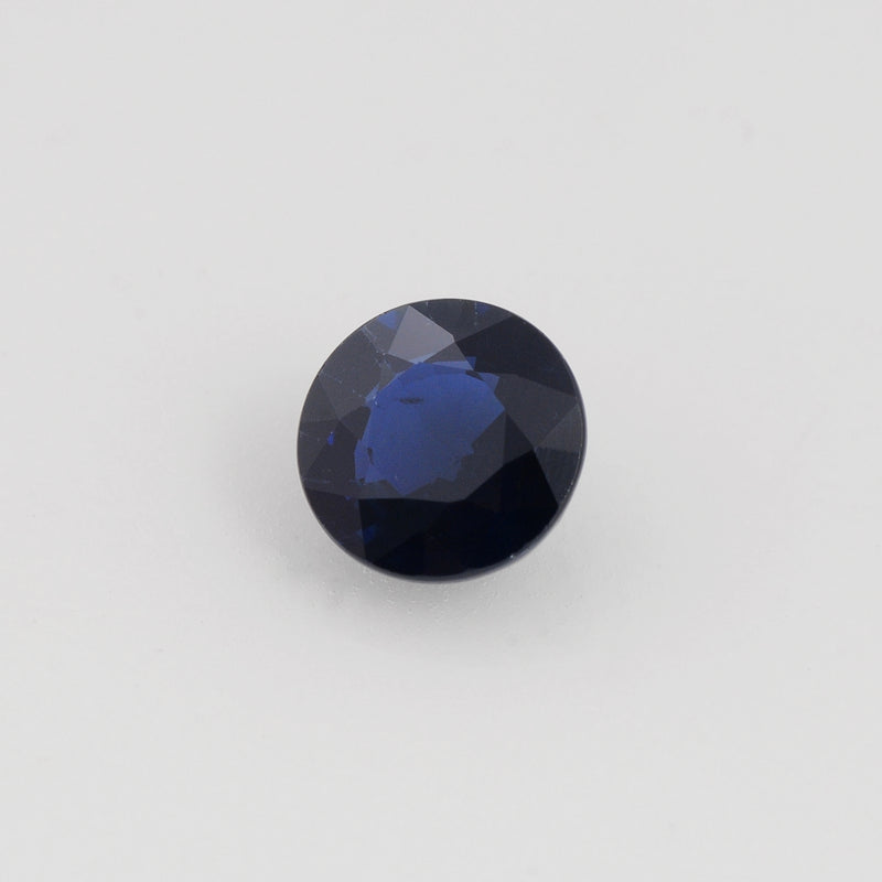 1 pcs Sapphire  - 1.44 ct - ROUND - Blue - Transparent
