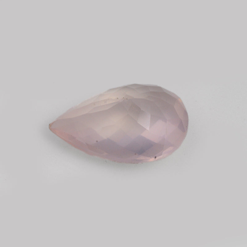 25.80 Carat Pink Color Pear Rose Quartz Gemstone