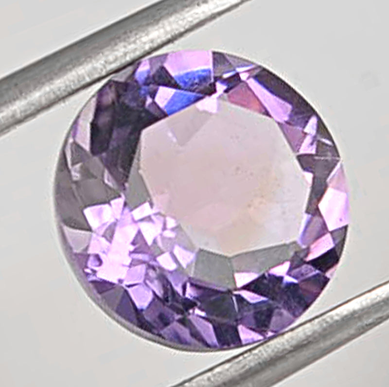 36.75 Carat Purple Color Round Amethyst Gemstone