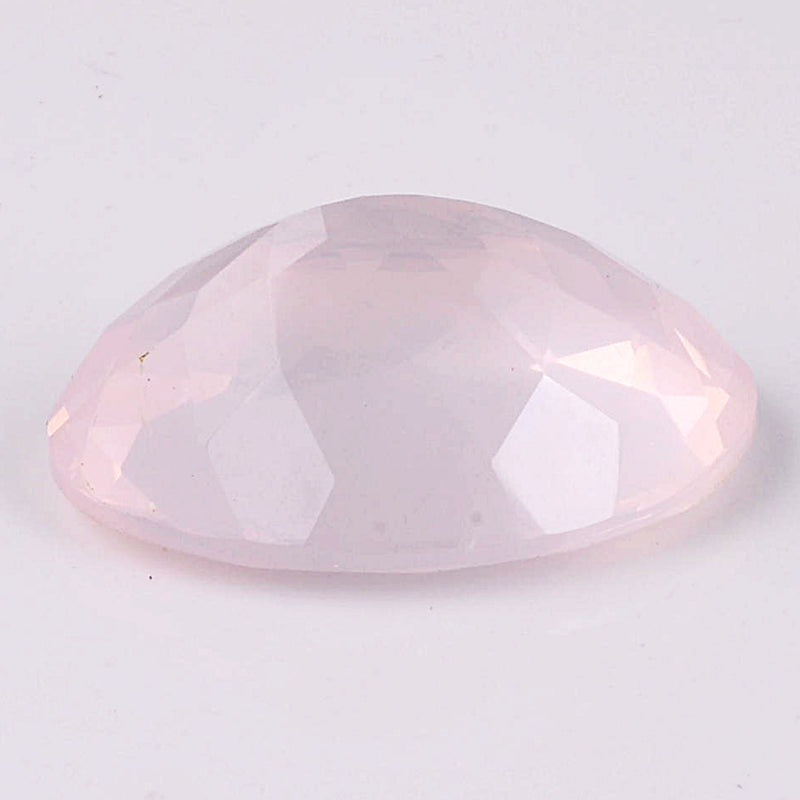 46.25 Carat Pink Color Oval Rose Quartz Gemstone