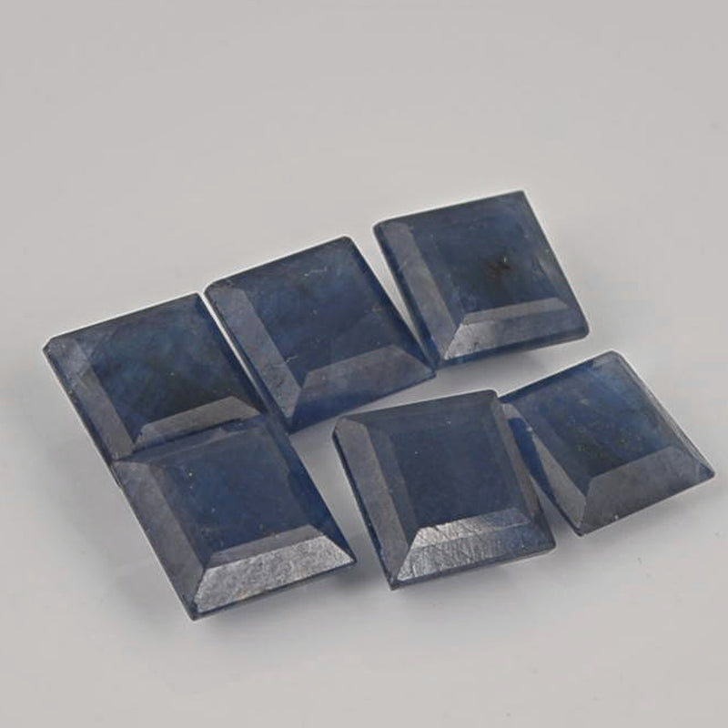 13.95 Carat Blue Color Square Sapphire Gemstone
