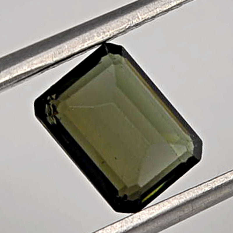 1.52 Carat Green Color Octagon Tourmaline Gemstone