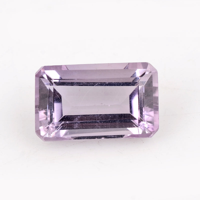 8.65 Carat Pink Color Octagon Amethyst Gemstone