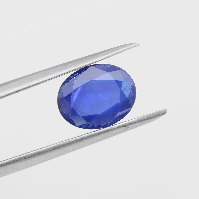 2 pcs Sapphire  - 5.46 ct - Oval - Blue