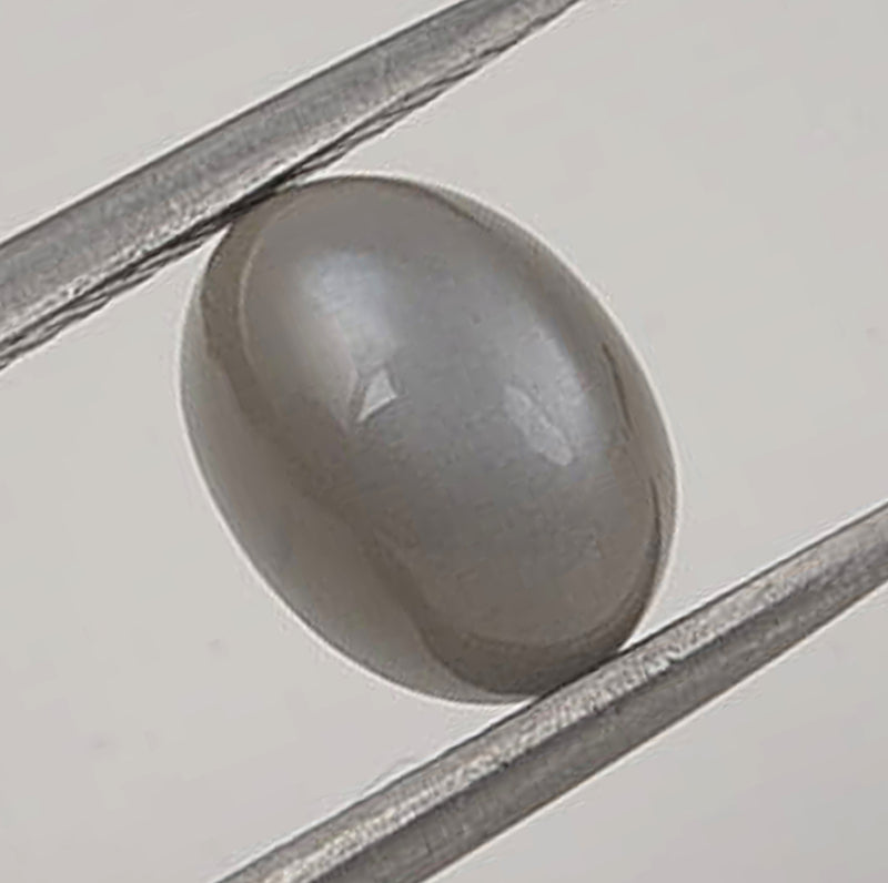 12.82 Carat Grey Color Oval Moon Stone Gemstone