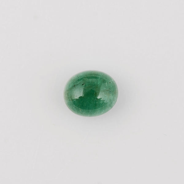 1 pcs Emerald  - 0.8 ct - Oval - Green