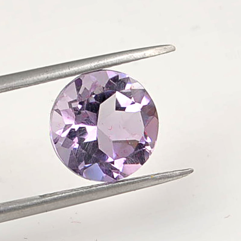 16.88 Carat Purple Color Round Amethyst Gemstone