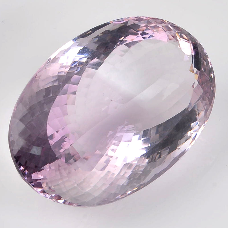 175.08 Carat Oval Light Purple Amethyst Gemstone