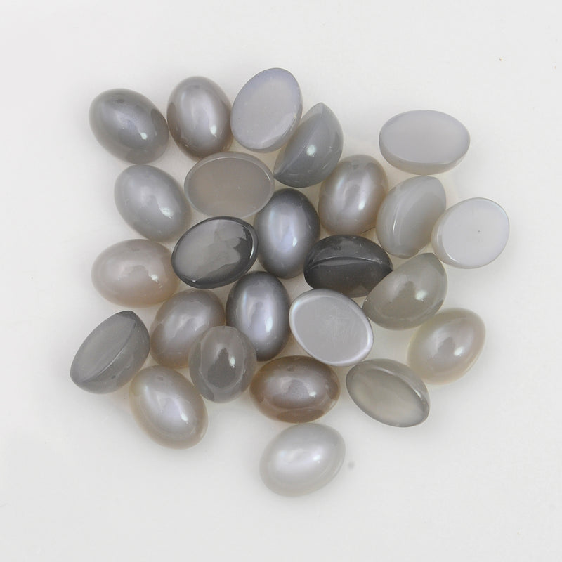38.1 Carat Gray Color Oval Moon Stone Gemstone