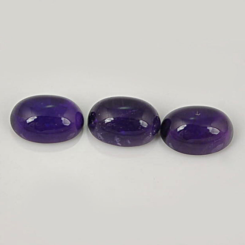 2.61 Carat Purple Color Oval Amethyst Gemstone