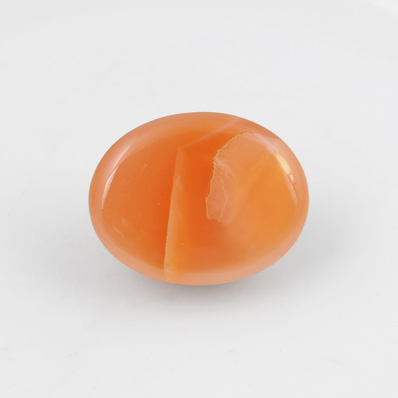 Oval Peach Moonstone Gemstone 40.60 Carat