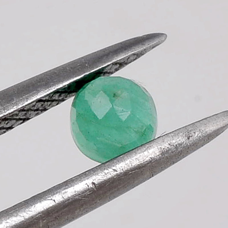 21.20 Carat Green Color Round Emerald Gemstone