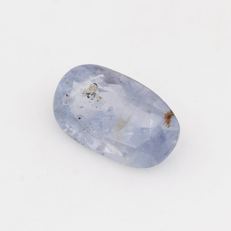 1 pcs Sapphire  - 3.86 ct - Oval - Bluish Violet - Transparent