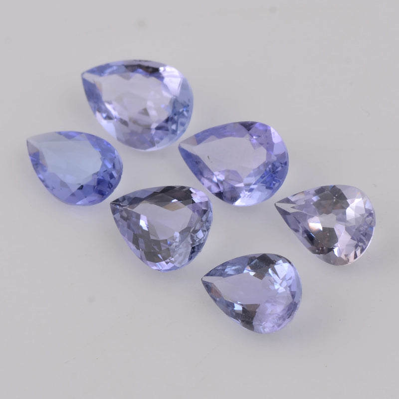 7.68 Carat Pear Blue Tanzanite Gemstone