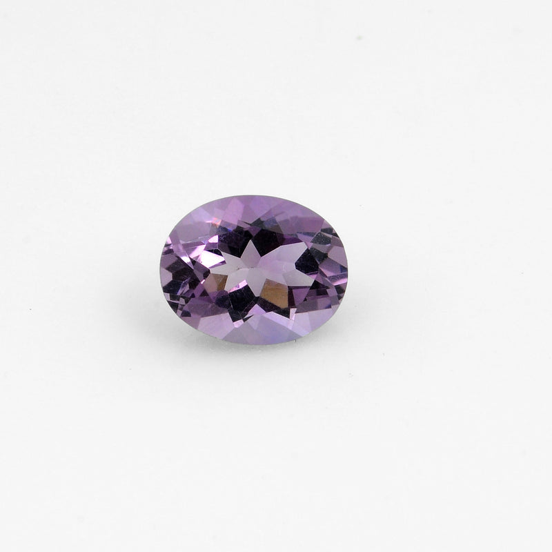 4.72 Carat Purple Color Oval Amethyst Gemstone