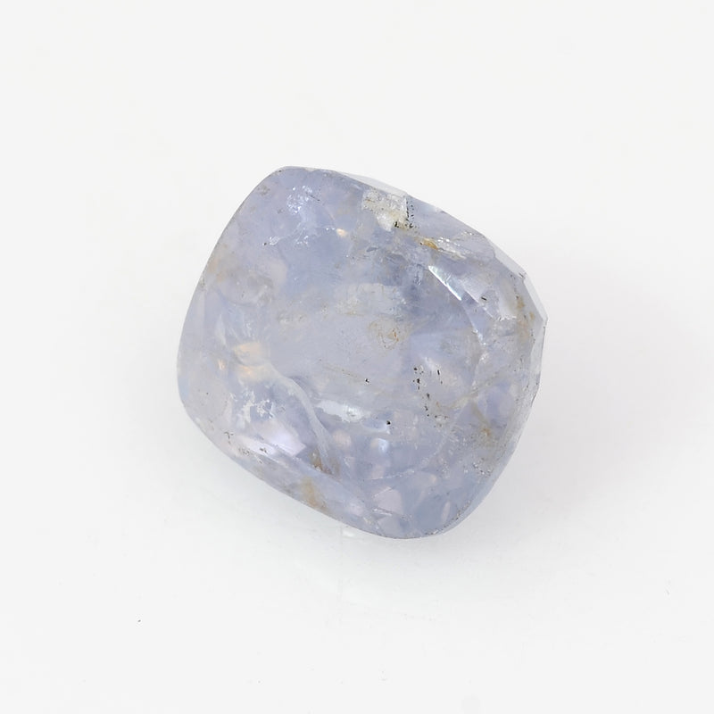1 pcs Sapphire  - 8 ct - Cushion - Bluish Violet - Transparent