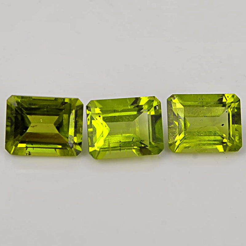8.40 Carat Green Color Octagon Peridot Gemstone