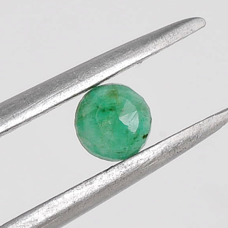 40.10 Carat Green Color Round Emerald Gemstone
