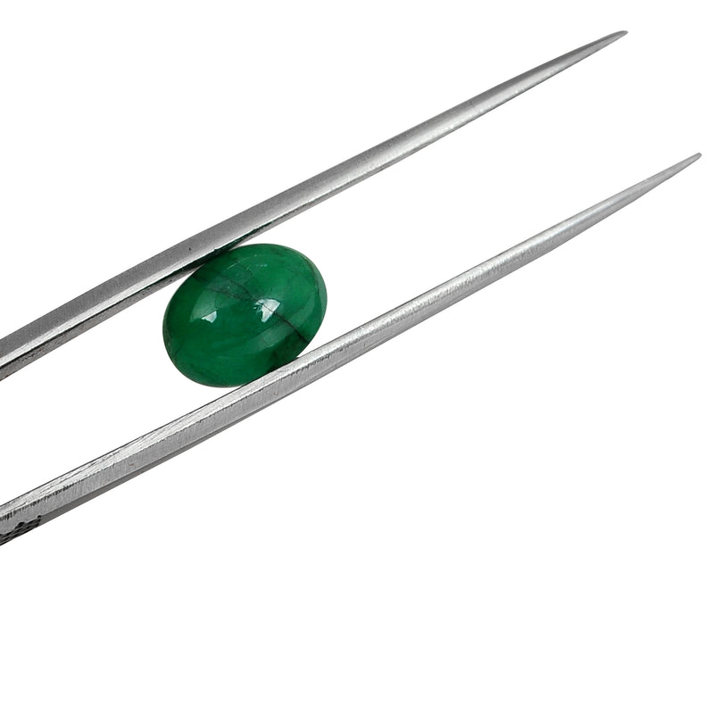 Oval Green Color Emerald Gemstone 4.60 Carat